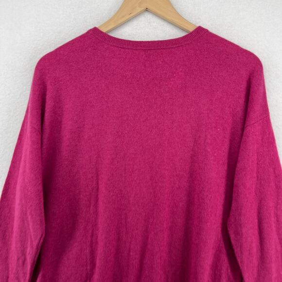 VINCE Cashmere Sweater Womens XS 100% Luxury Tunic Jumper Pullover Pink - Picture 4 of 15